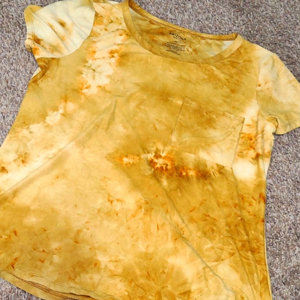Yellow Tie Dye Tee